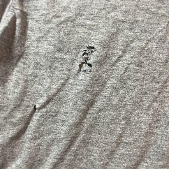 Carhartt T-Shirt Mens Large Gray Long Sleeve Crew Neck Workwear Pullover - Picture 7 of 8